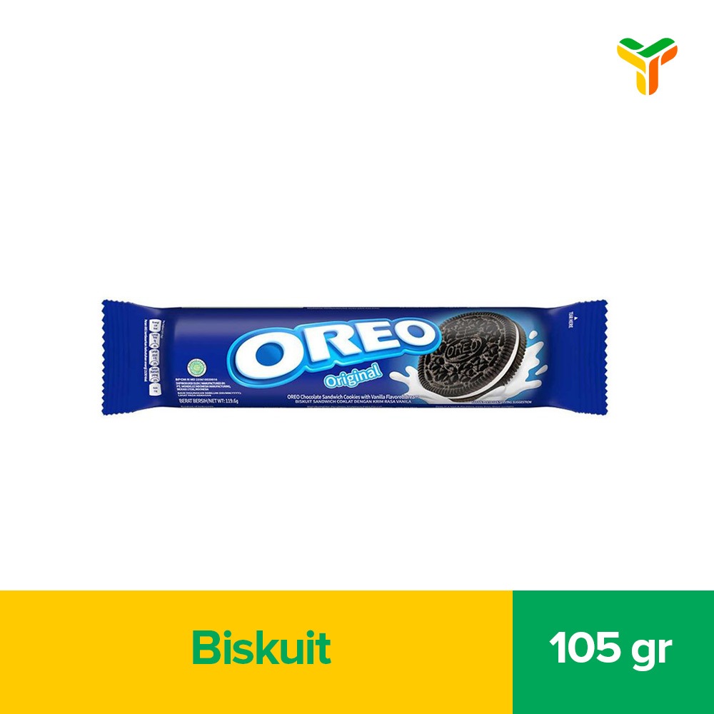 Jual Biskuit Oreo Varian Rasa Original 105 Gram | Shopee Indonesia