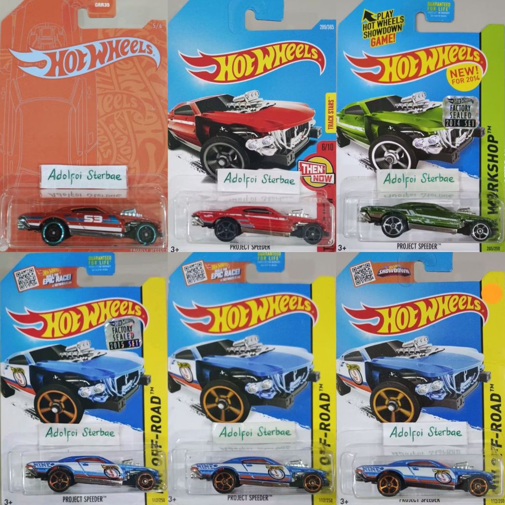 Jual hotwheels hot wheels project speeder then and now hw off road
