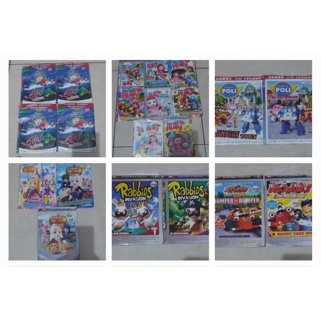 Jual Movie Kartun Roary the Racing Car, Rabbids Invasion, Regal Academy ...
