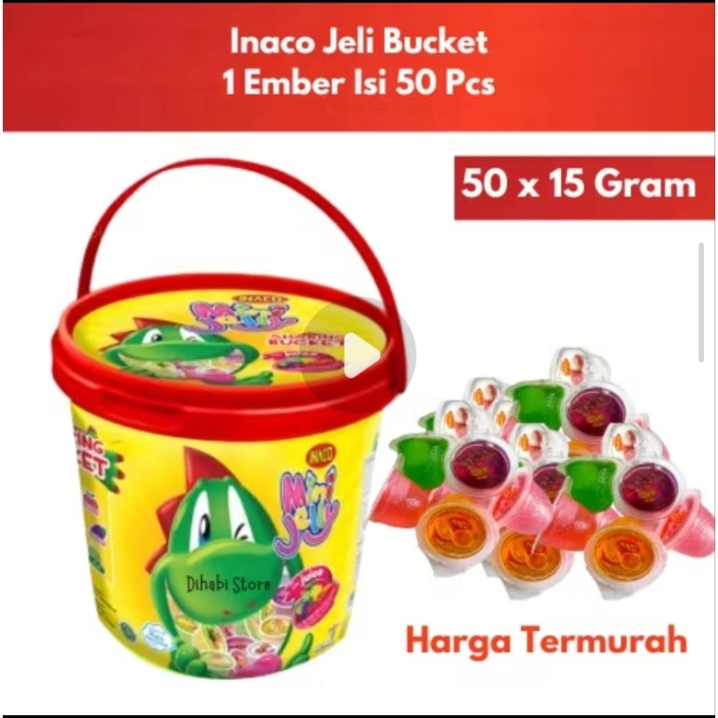 Jual Inaco Jelly Ember 50pcs - 750gr, Rasa Enak, Kemasan Praktis ...