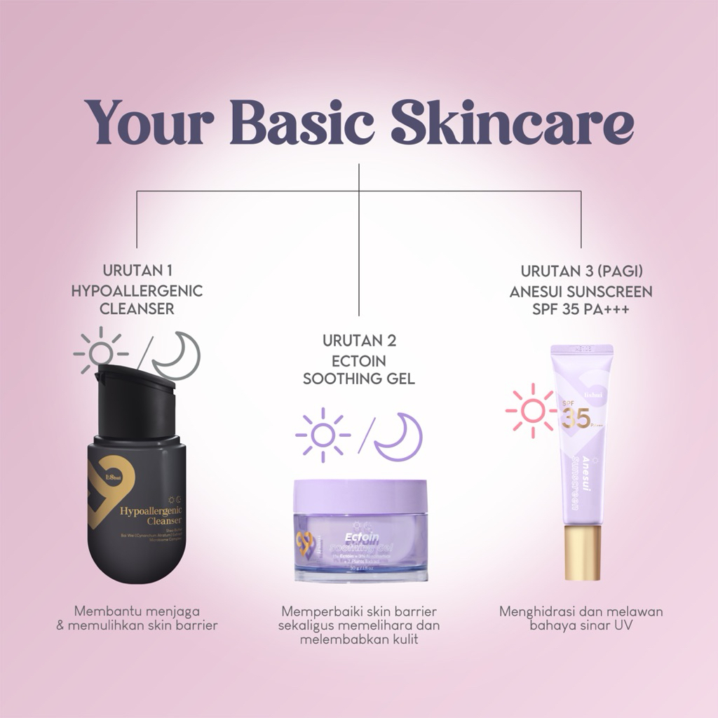 Jual BASIC SERIES [Anesui Sunscreen Pot] - Paket Basic Skincare Untuk ...