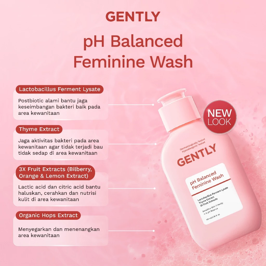 Gently pH Balanced Feminine Wash