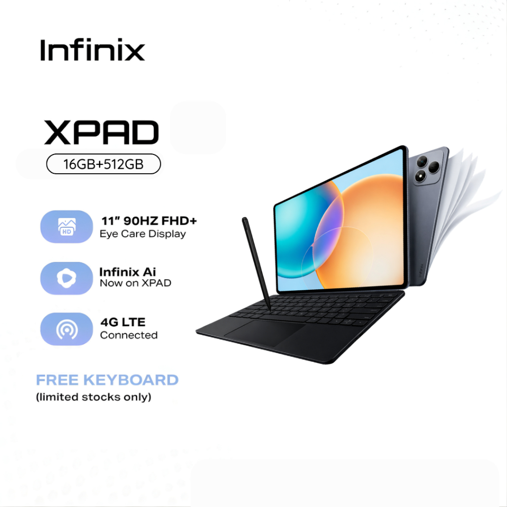 Jual Infinix XPad Tablet 12GB+512GB – Layar Besar, Performa Cepat ...