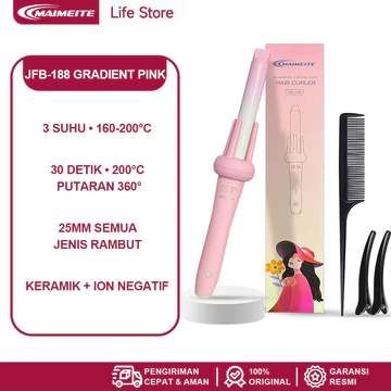 MAIMEITE NEW Model Upgrade Tampilan Layar 25MM Catokan Curly Otomatis Catokan Keriting Rambut