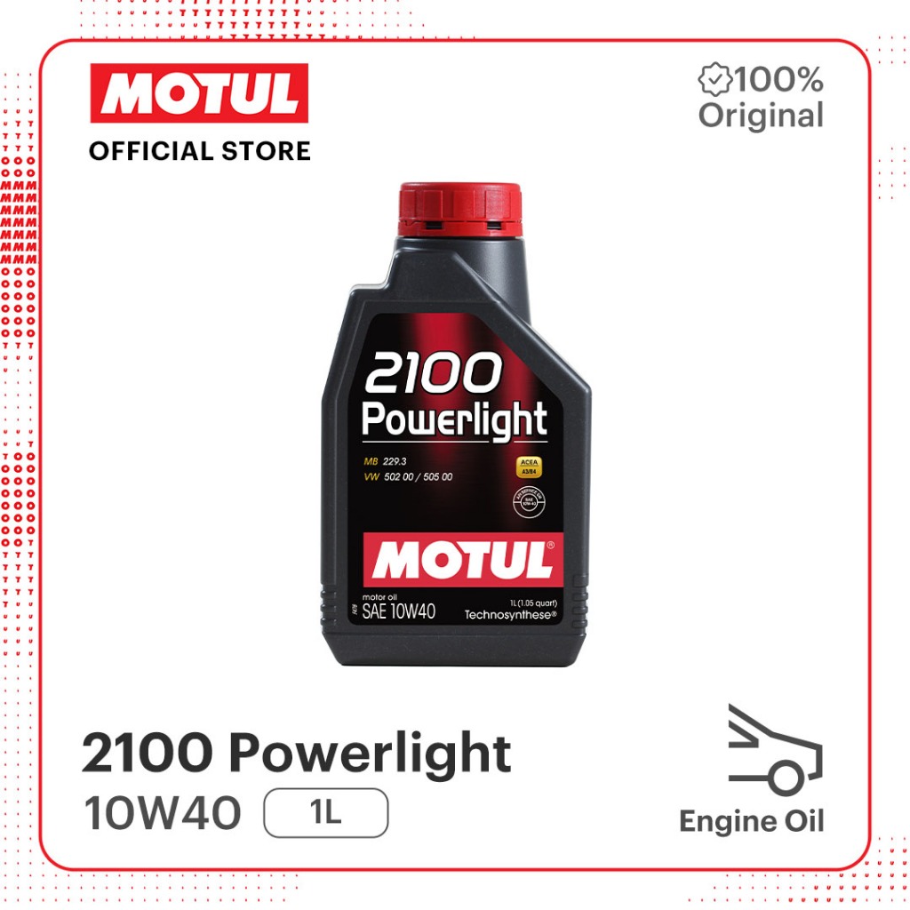 Jual Oli Mobil Motul 2100 POWERLIGHT 10W40 1L | Shopee Indonesia