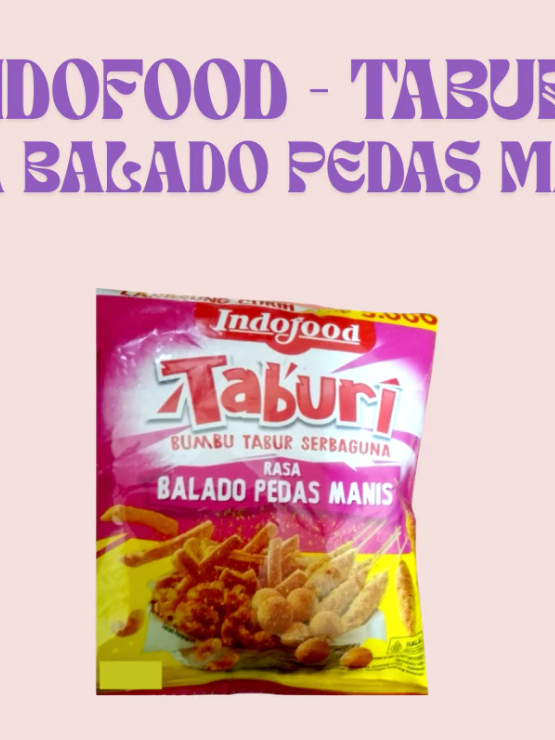 Jual TABURI BUMBU TABUR SERBAGUNA ISI 100g DENGAN 3 VARIAN RASA PEDAS ...