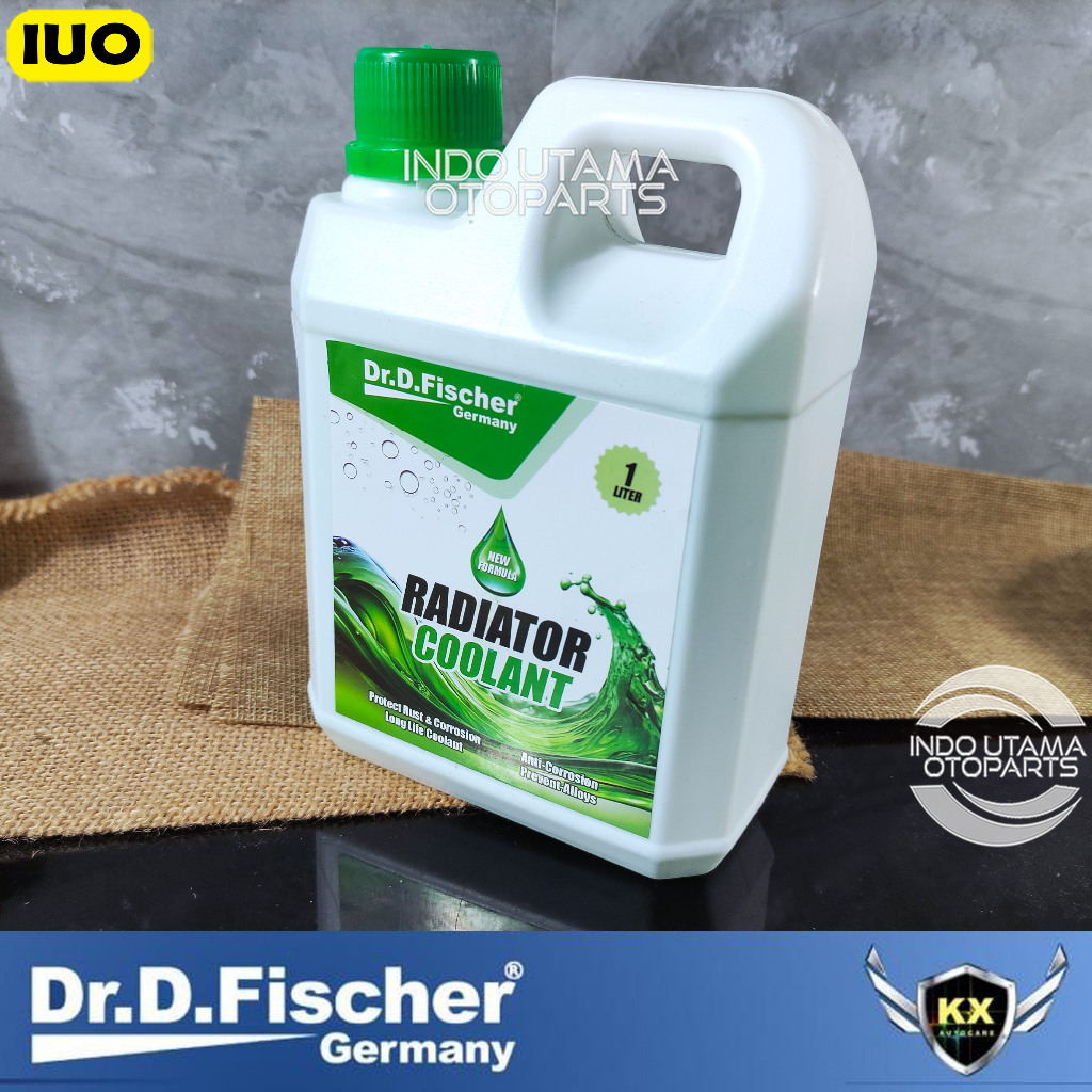 Jual Air Radiator Coolant Merk DR FISCHER Cairan Radiator Coolant Warna ...