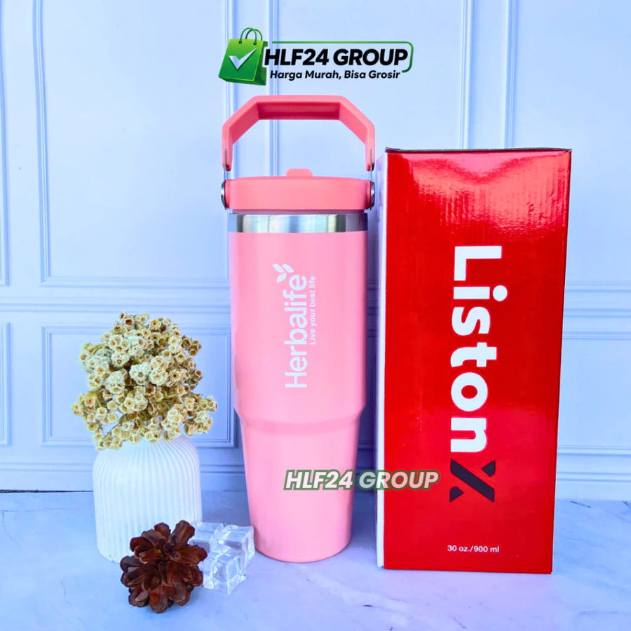 Botol Tumbler Herblf 900ml Tahan Panas Dingin - foto 4