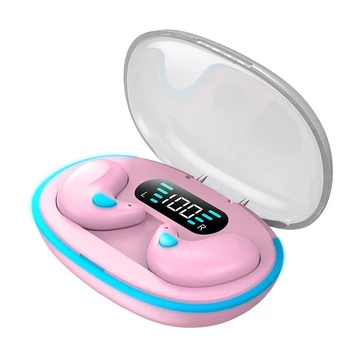 X55 TWS Bluetooth Earphone Wireless LED Display Noise Canceling Headset Gaming Bass Jernih