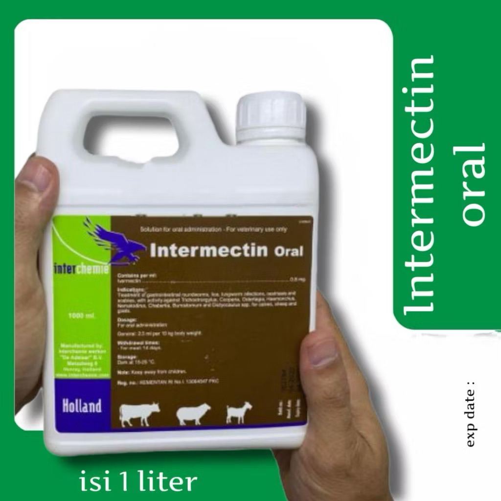 Jual Intermectin Oral 1 Liter - Mengatasi Infestasi Ektoparasit dan ...