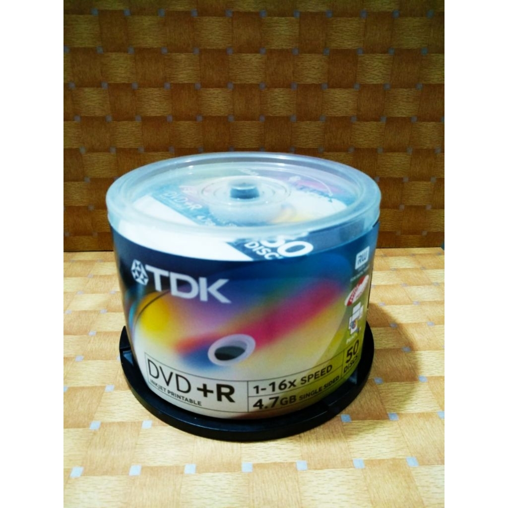 Jual TDK DVD-R dan DVD+R per Box isi 50 pcs original Taiwan | Shopee ...