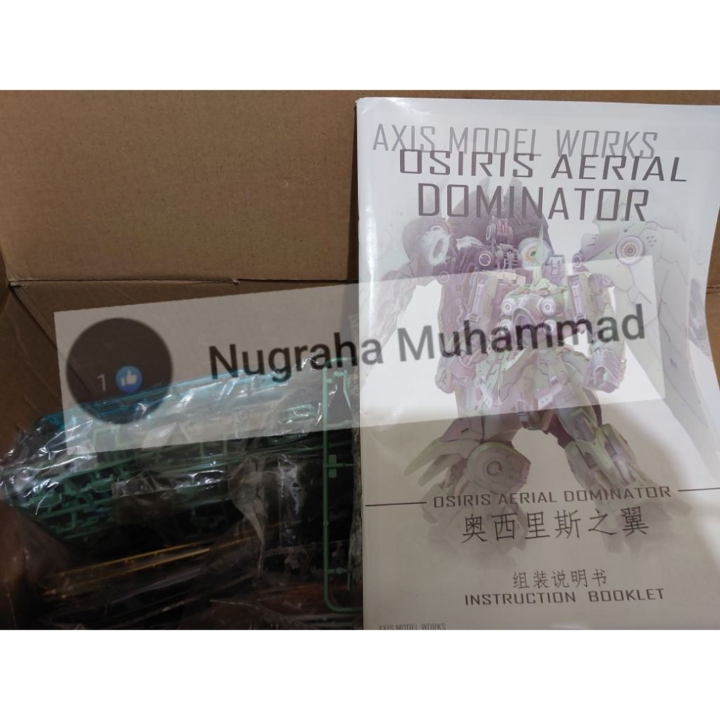 Jual MG 1/100 Osiris Aerial Dominator model kit by Axis Model [Solomon ...