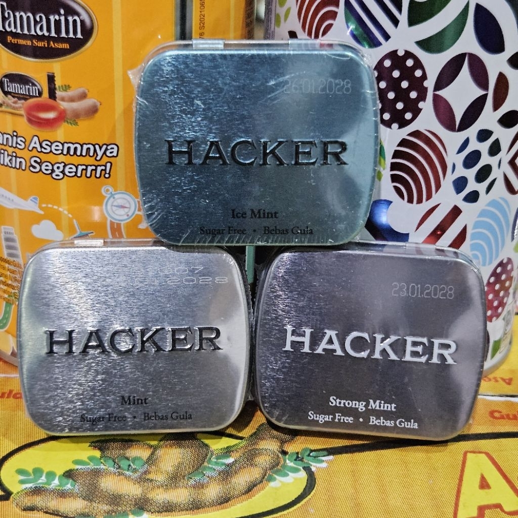 Jual PCS - PERMEN HACKER MINT CANDY RASA ICE MINT - STRONG MINT - MINT ...