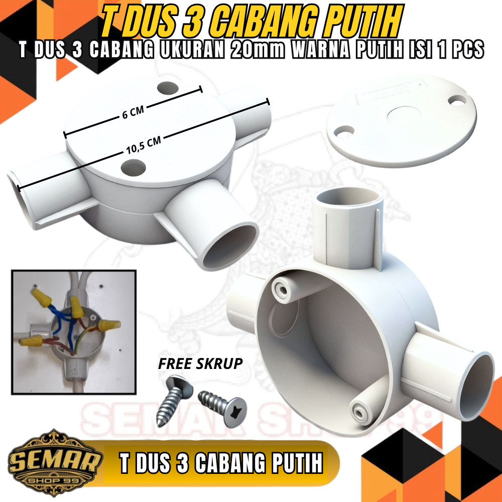 Jual T DUS TDUS TDOS TEDUS TEDOS TEEDUS CONDUIT LISTRIK TERMINAL CABANG ...