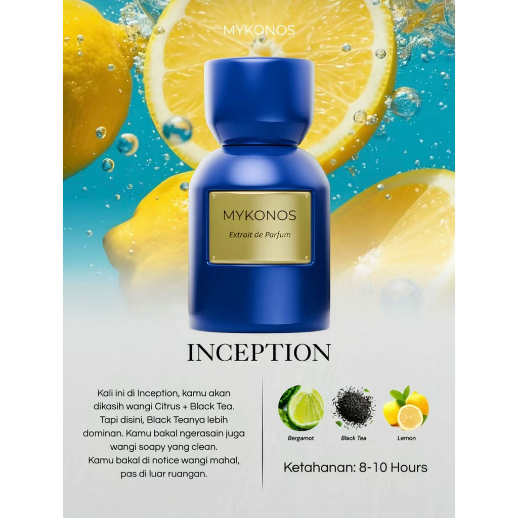 Jual MYKONOS INCEPTION 100ML | MYKONOS INCEPTION 50ML | Shopee Indonesia