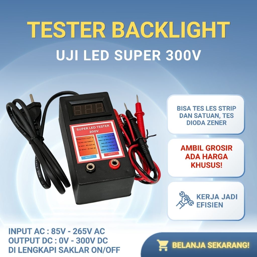 Jual alat tester lampu LED Backlight TV 300V | Shopee Indonesia