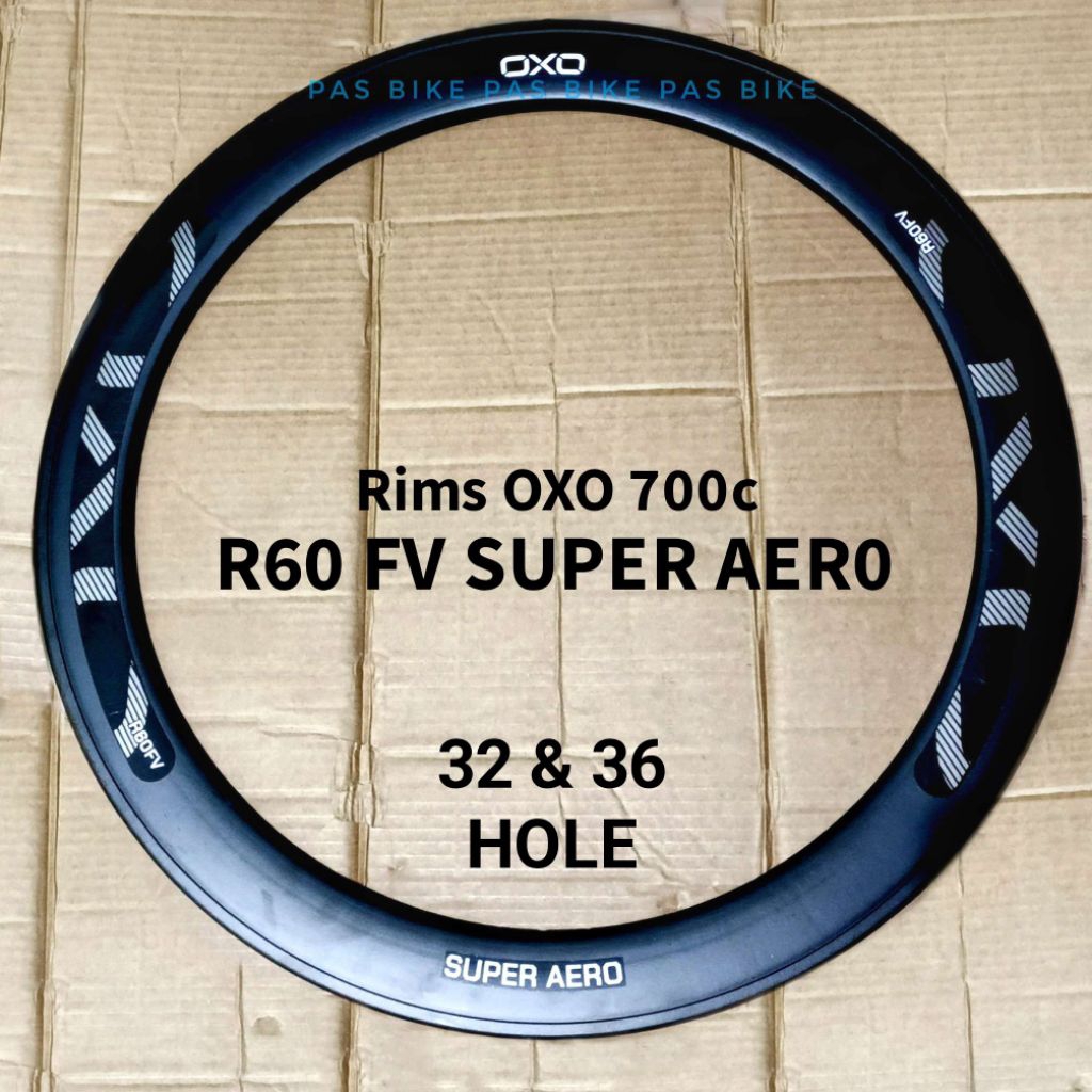 Jual Velg Rims 700c Fixie Balap Super Aero 32 Hole OXO R60 | Shopee ...