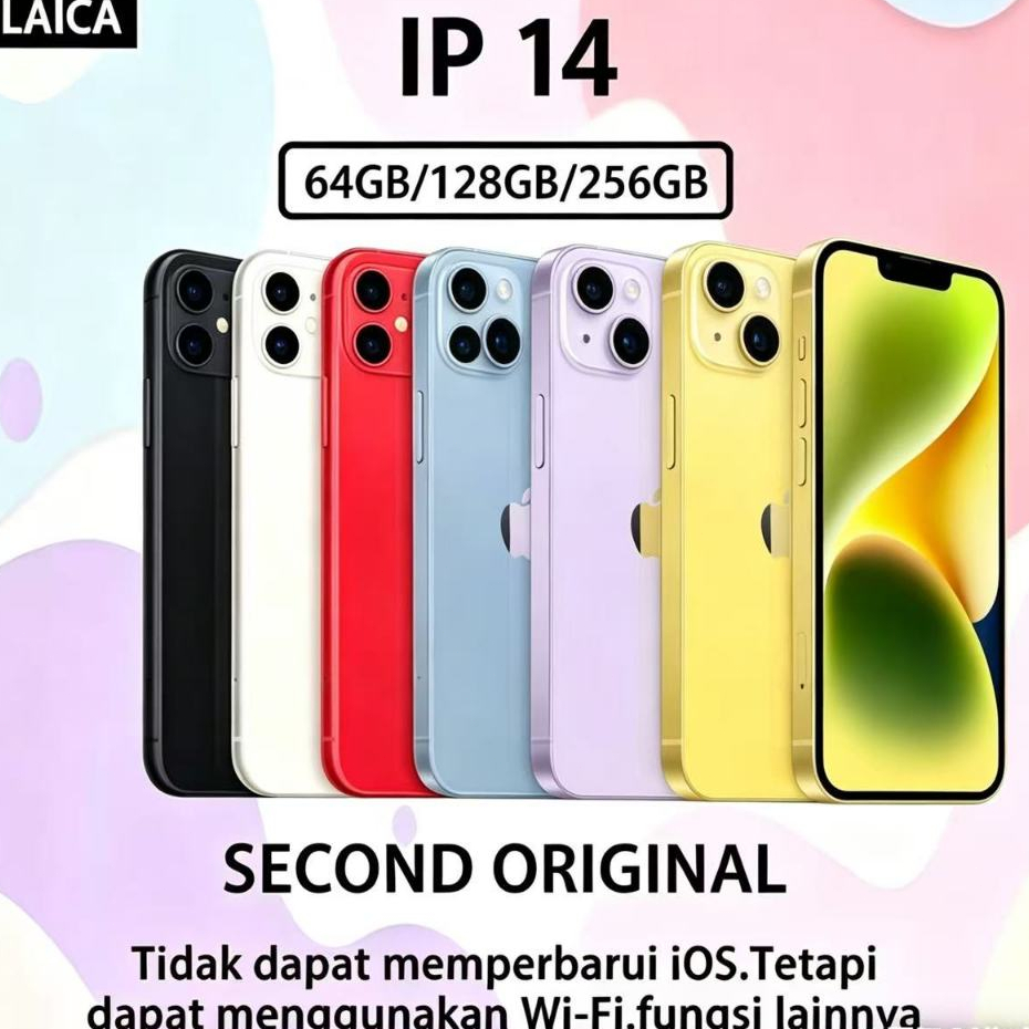 Jual IP 14 128G/256G SECONDHAND GARANSI 1 BULAN FULL SERVICE | Shopee ...