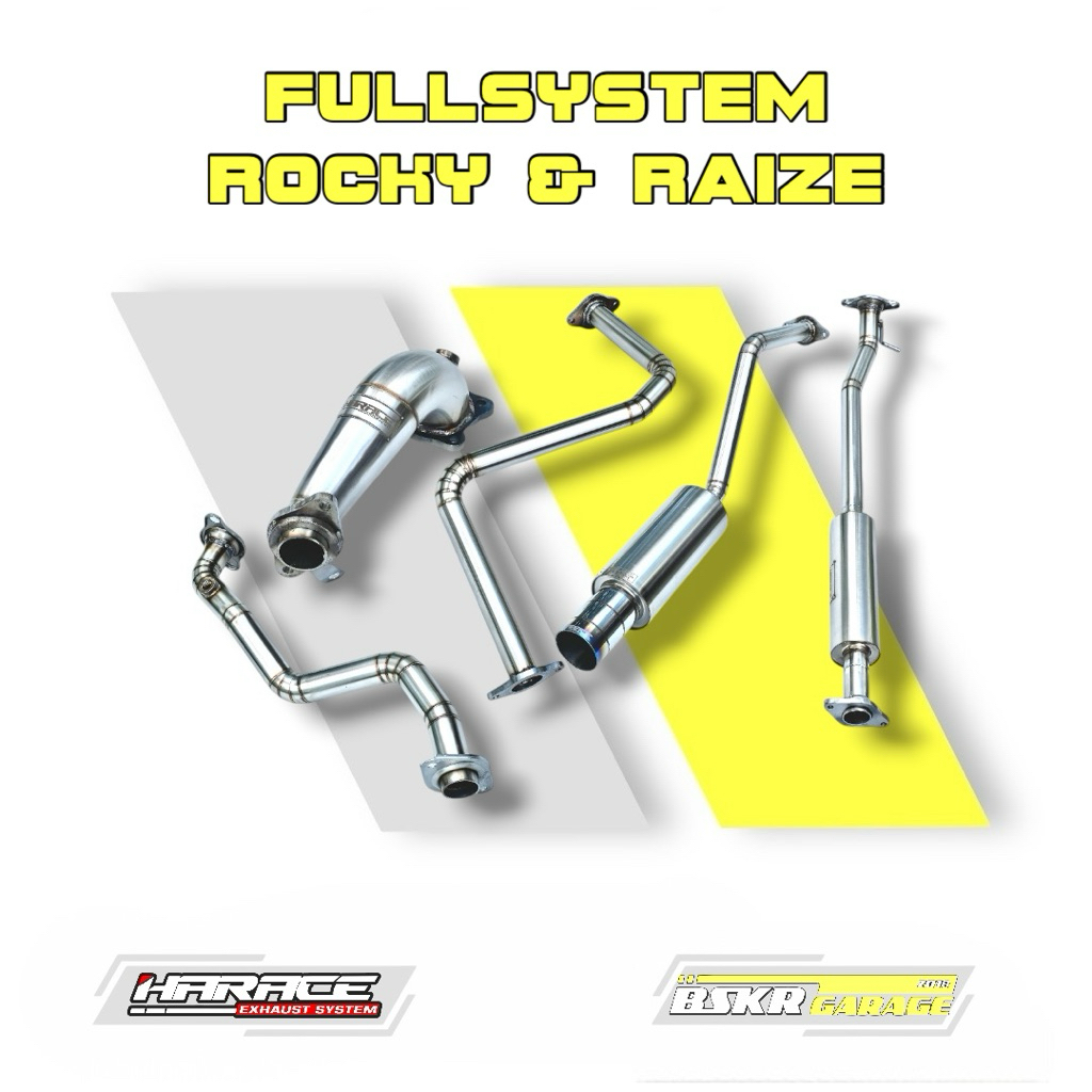 Jual Knalpot Fullsystem Raize & Rocky Harace Exhaust | Shopee Indonesia