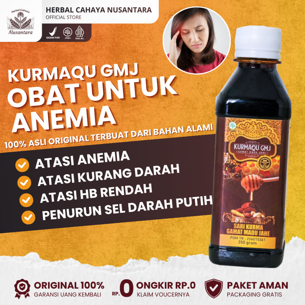 Obat Anemia Kurang Darah Penambah HB Rendah Penurun Leukosit Tinggi dan Sel Darah Putih Kurmaqu Gmj