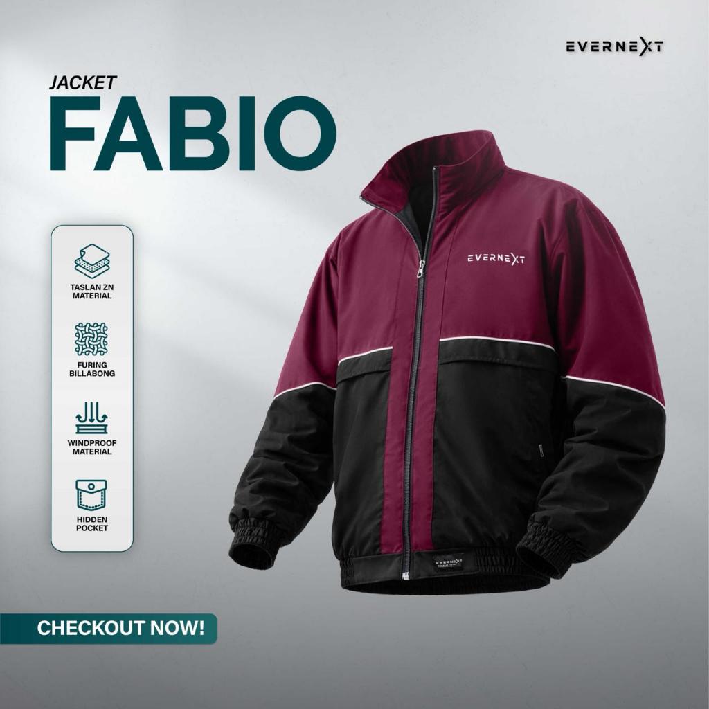 Jual Evernext - Jaket Taslan Pria Water Resist Jaket Fabio Jaket ...