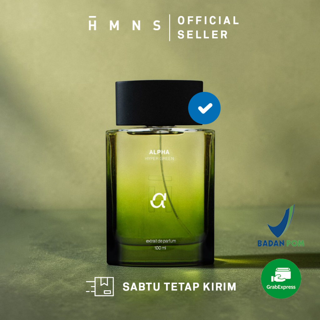 Jual HMNS Alpha Hyper Green Extrait de Parfum 100 ml Original BPOM ...