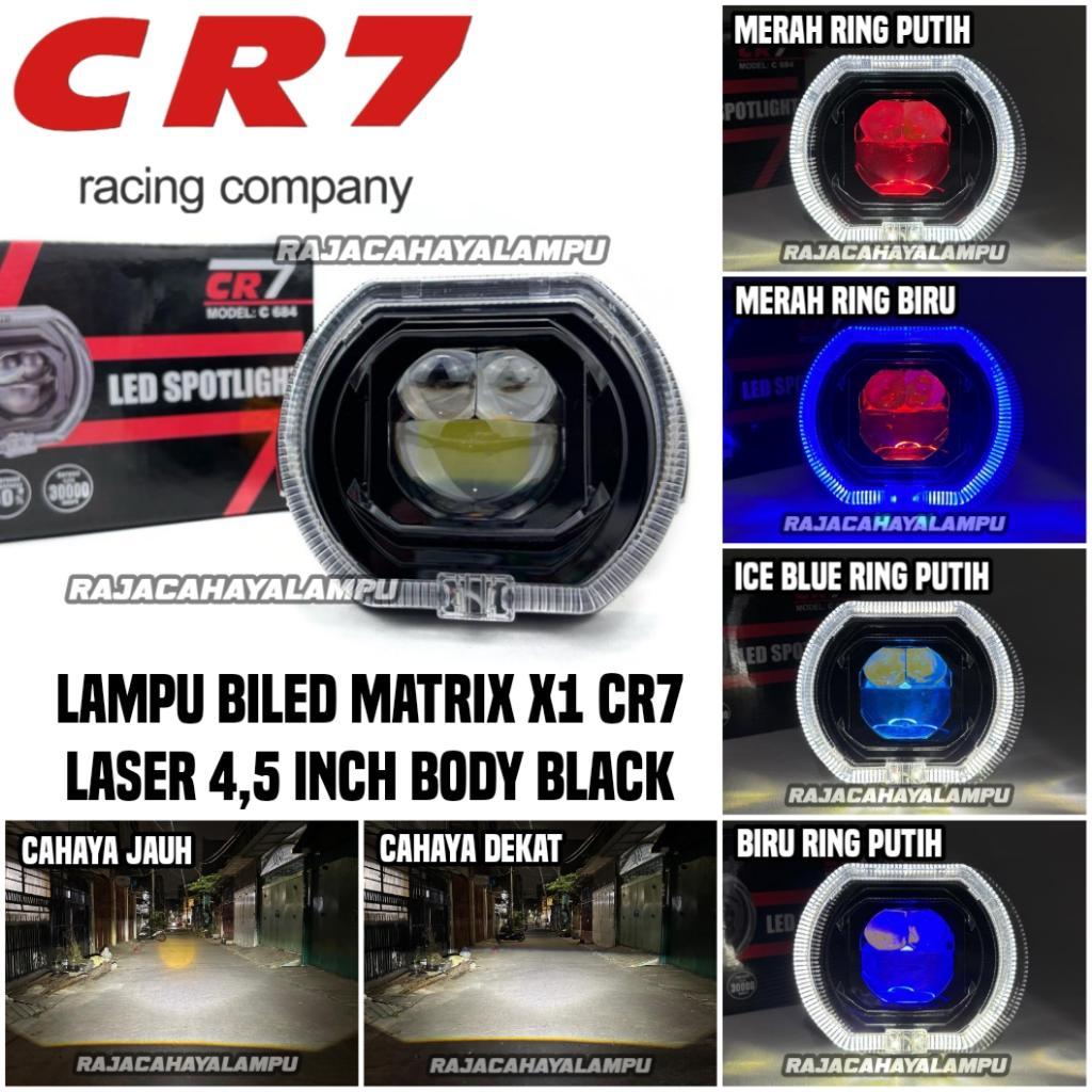 Jual Projie Biled Matrix X1 Laser 4,5 Inch CR7 C684 Body Black Plus ...