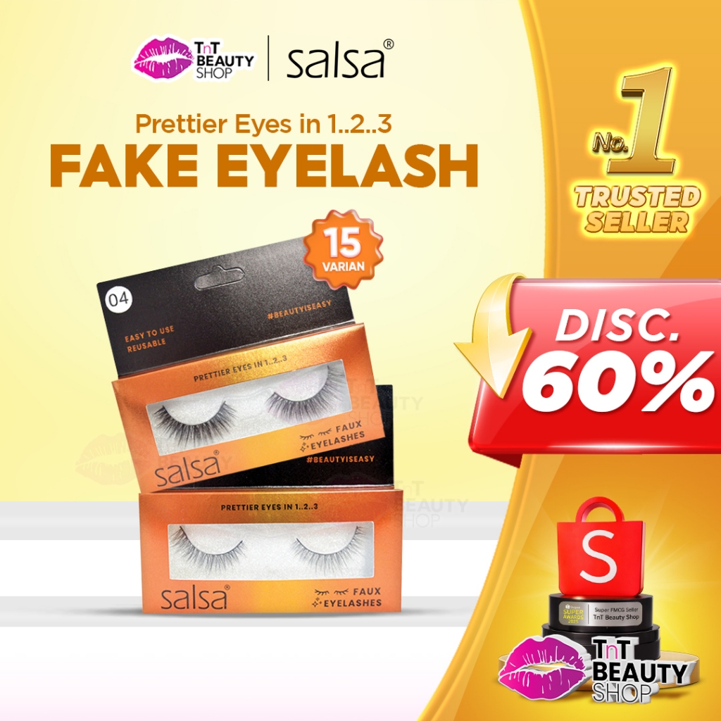 Jual SALSA Faux Eyelashes - Bulu Mata Palsu Natural Fake Eyelash | TnT ...