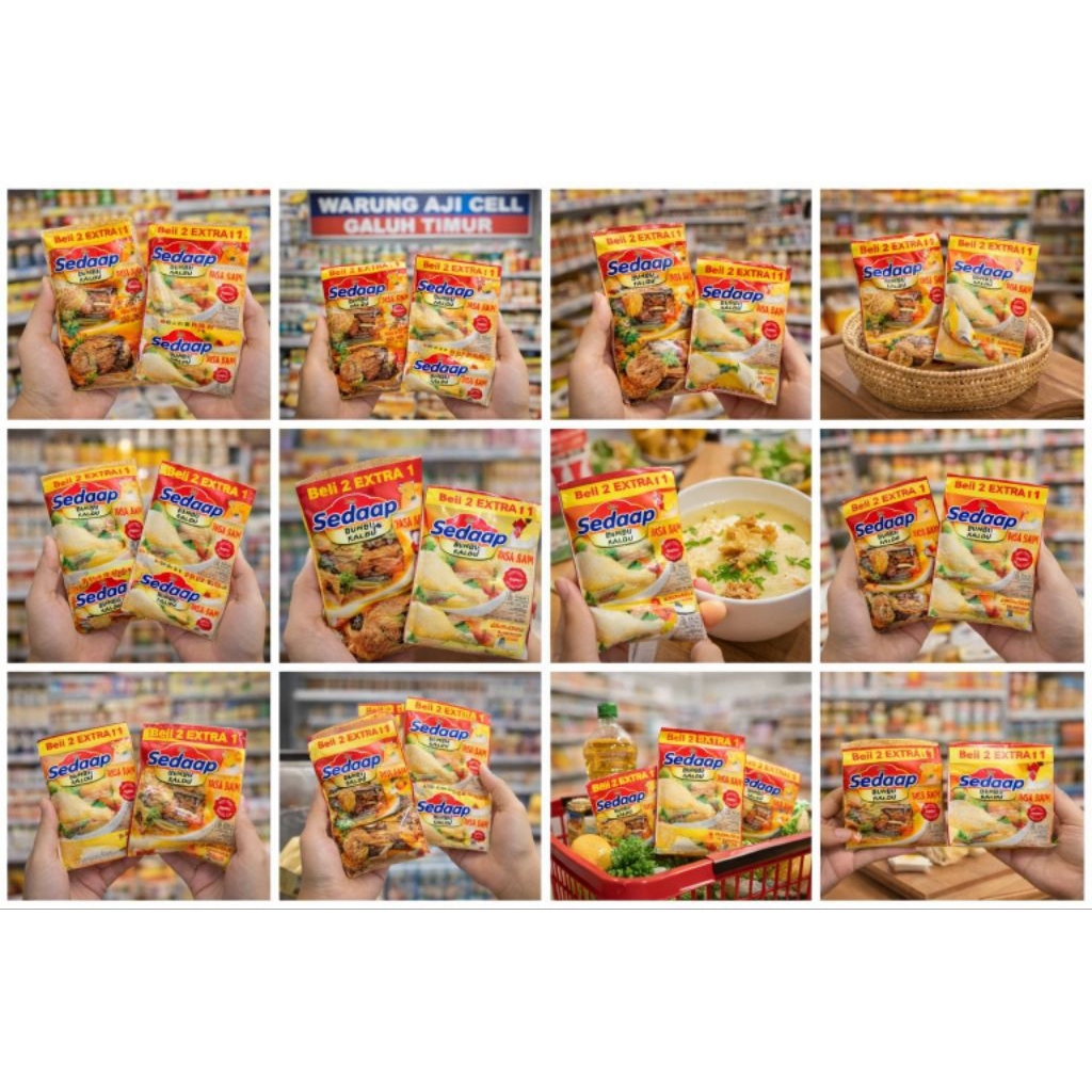 Jual Sedaap Bumbu Kaldu Ayam&Sapi Sachet 8,5gr | Penyedap Rasa Masakan ...