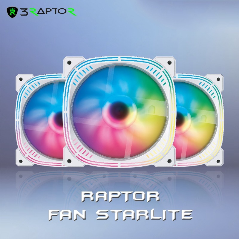 Jual PAKET 3 FAN ARGB STARLITE 12CM / FAN CHASING RGB / FAN CASING 12CM ...