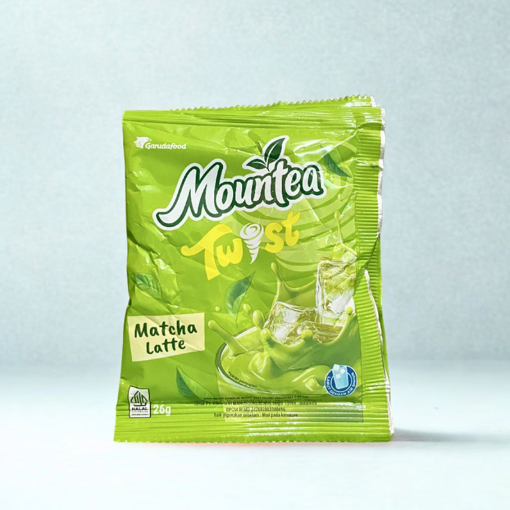 Jual Mountea Twist Matcha Latte 26gr | Shopee Indonesia