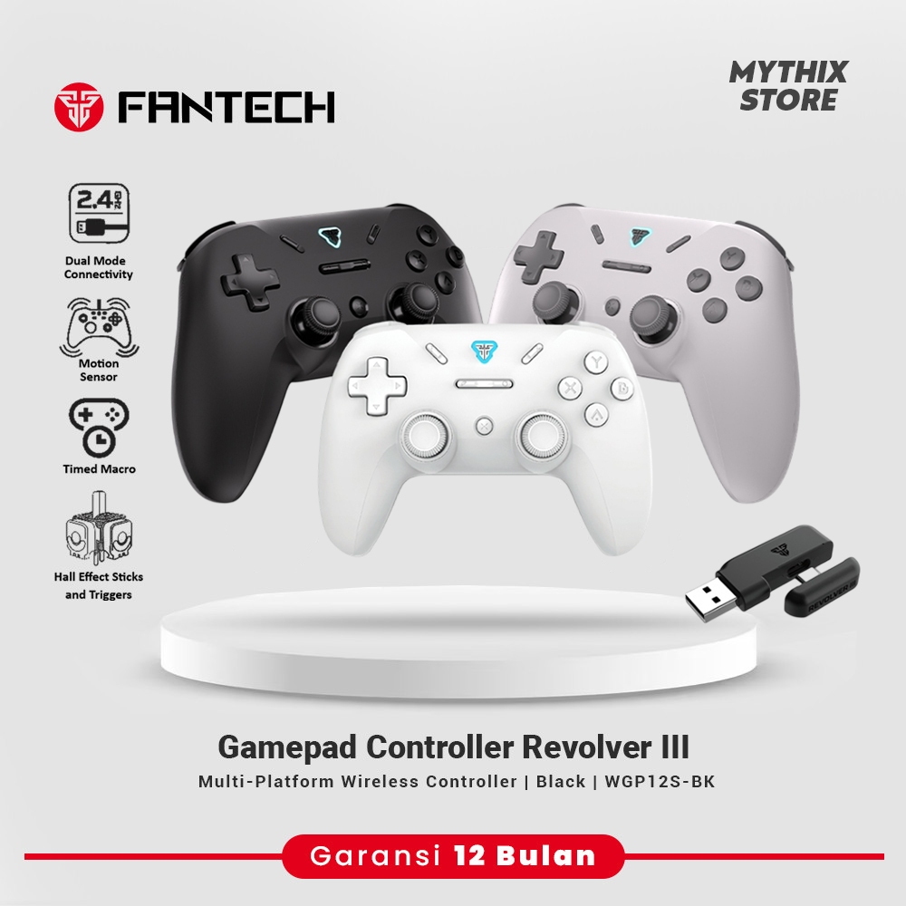 Jual Fantech Gamepad Wireless REVOLVER III WGP12S HALL EFFECT MULTI ...