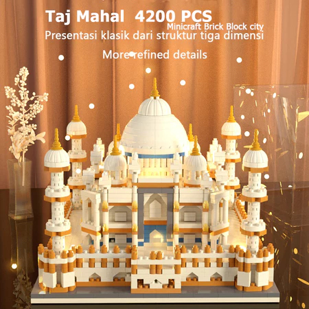 Jual Taj Mahal Mainan Bricks Blok DIY Building Blocks Taj Mahal ...