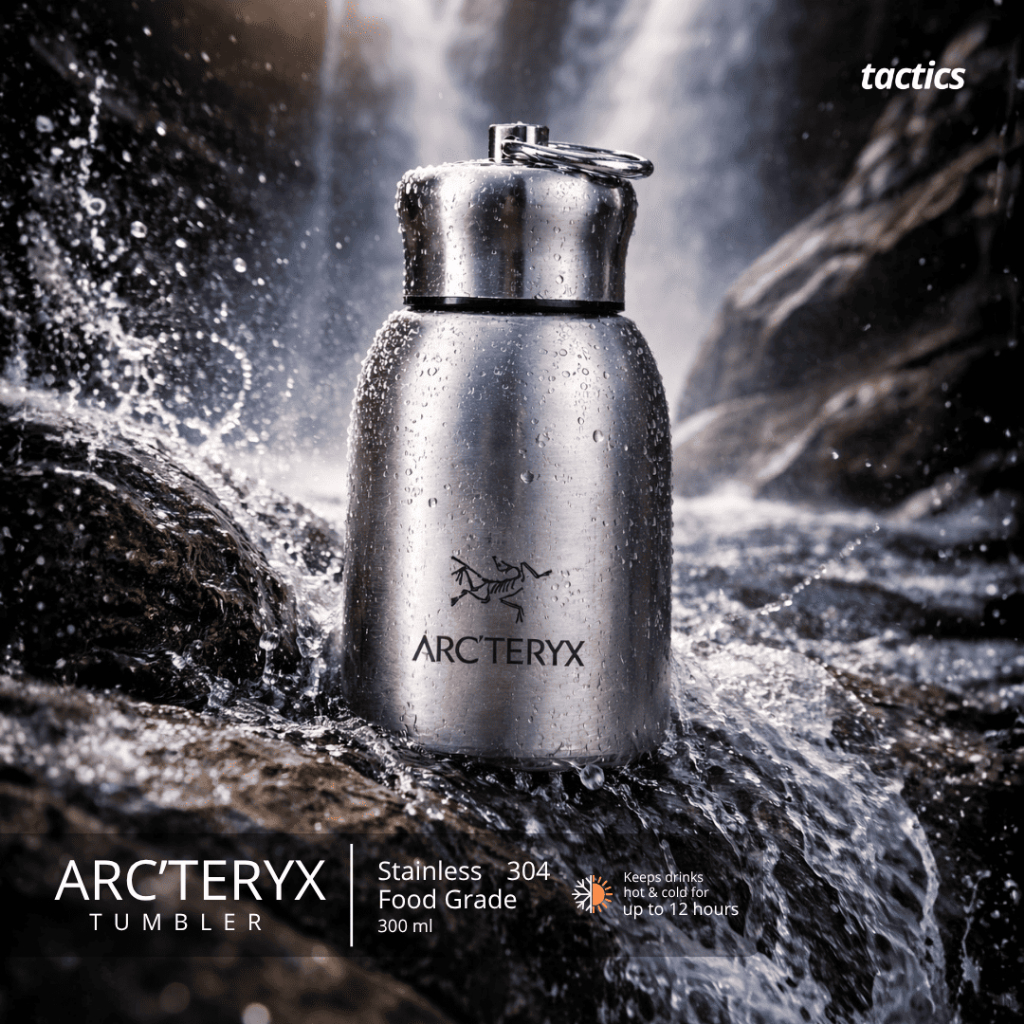 Jual Tumbler Arc’teryx Stainless Steel Outdoor | Botol Minum Insulasi ...