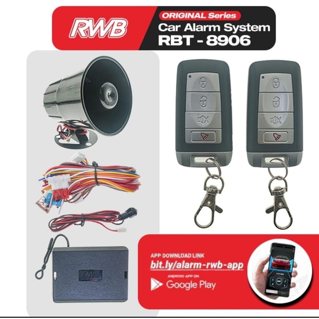 Jual Alarm mobil rwb rbt-8804 car alarm systems rbt-8804 | Shopee Indonesia