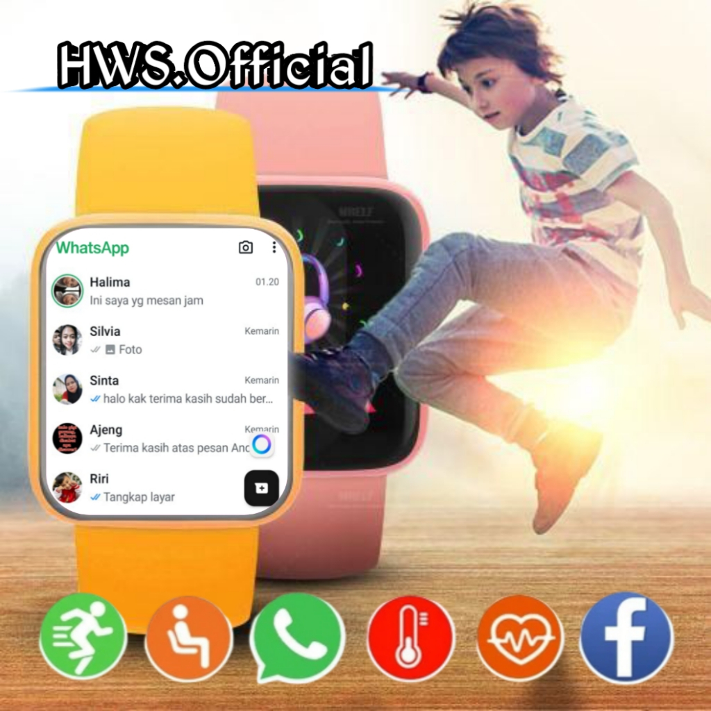 Jual JAM ANDROID SMARTWATCH y68 d20 TERBARU NOTIF WHATSAPP FACEBOOK ...