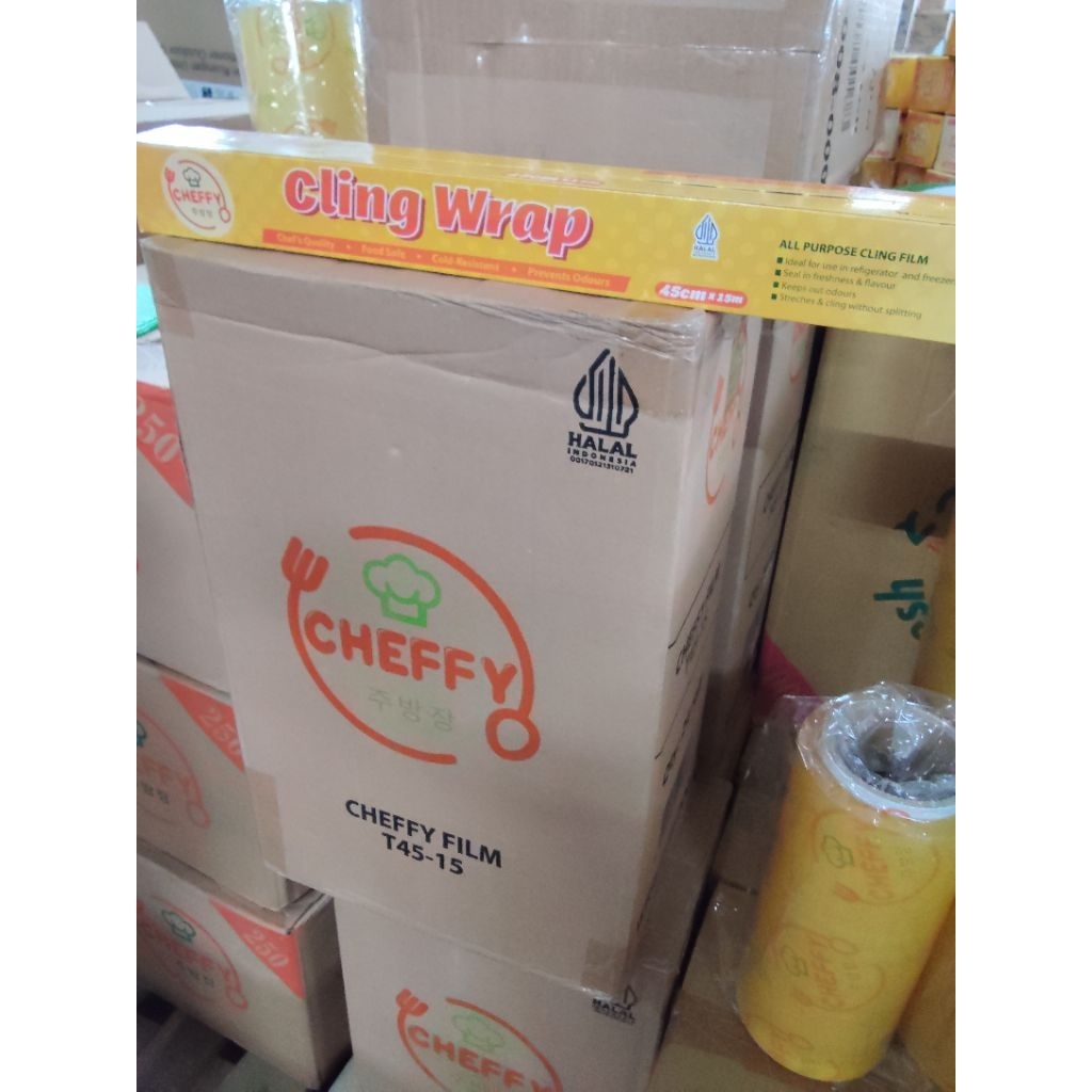 Jual CHEFFY WRAPPING FILM 45CMX15M T3015 PLASTIK WRAP | Shopee Indonesia