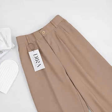 Loose Pants Highwaist Celana Kulot Wanita Untuk Kerja Formal Bahan Wolblend Premium Tebal Tidak