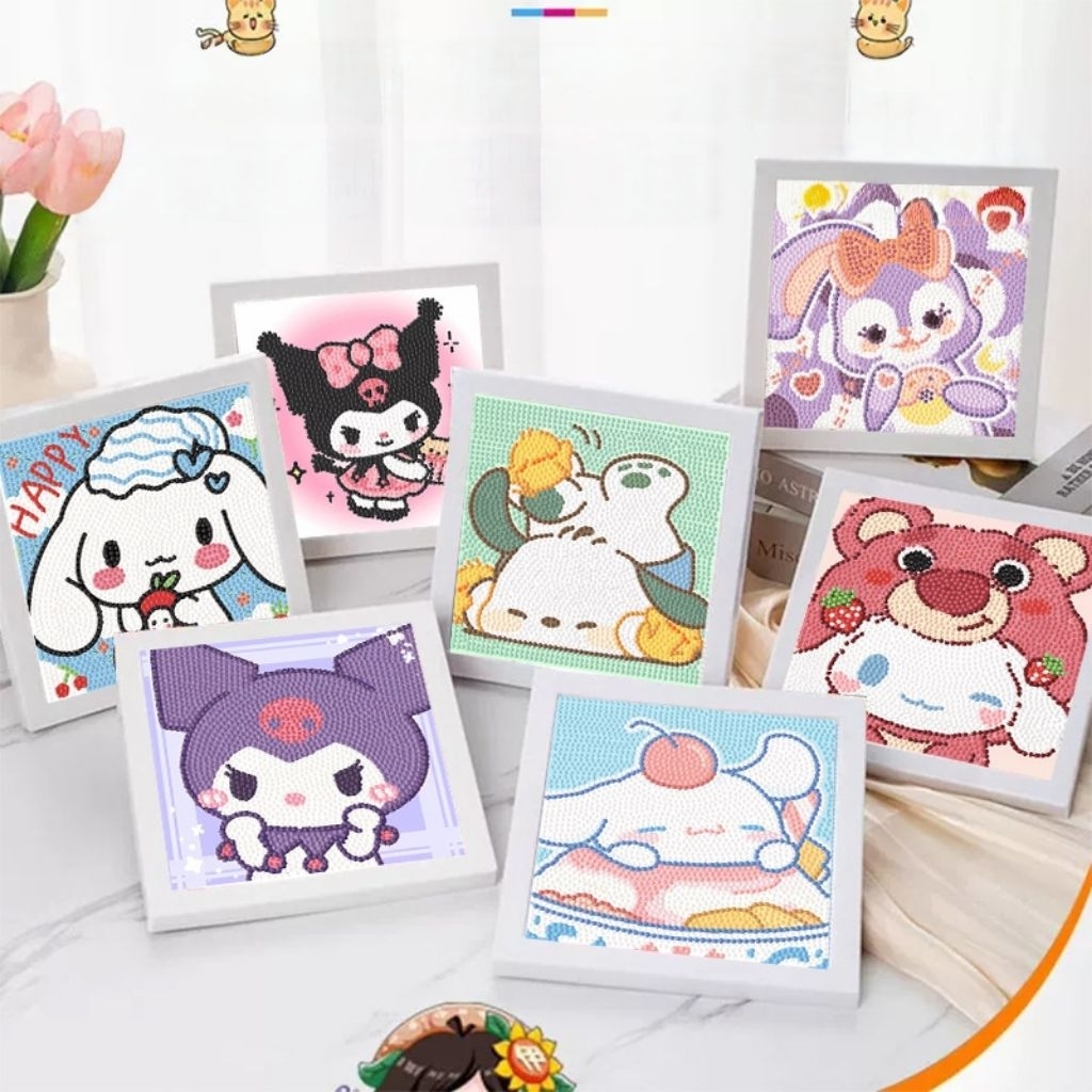 Diamond Painting DIY Edukasi Lukisan Mainan Edukatif Anak Mainan DIY Kerajinan Tangan