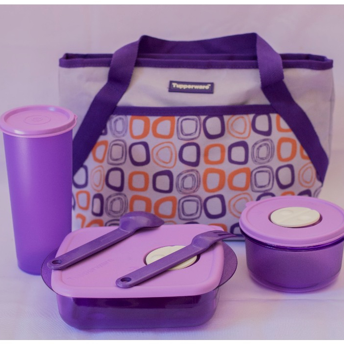 Jual Tupperware Cosmo Violet Treasure Set | Shopee Indonesia