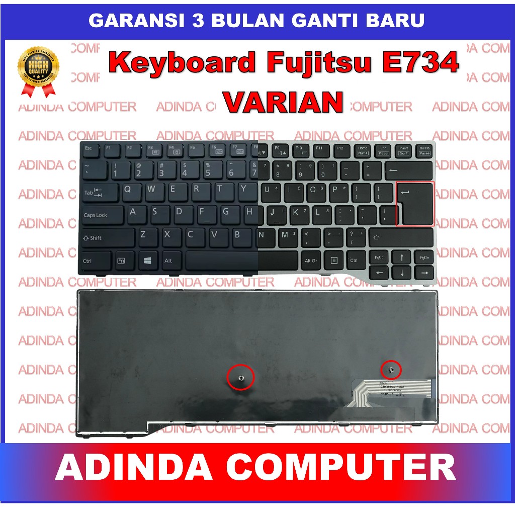 Jual Keyboard Fujitsu Lifebook E734 E743 E744 E745 E746 E733 E544 E546 ...