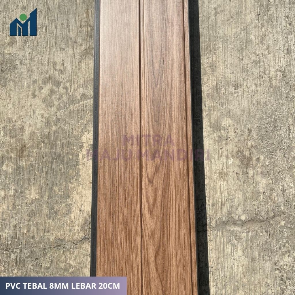 Jual PVC Plafon Serat Kayu Laminated Pvc Series Doff 8mm | Shopee Indonesia