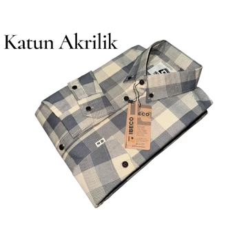 Kemeja Flanel Pria Wanita Lengan Panjang Jumbo Big Size XXL XXXL Embano Atasan Quality Premium