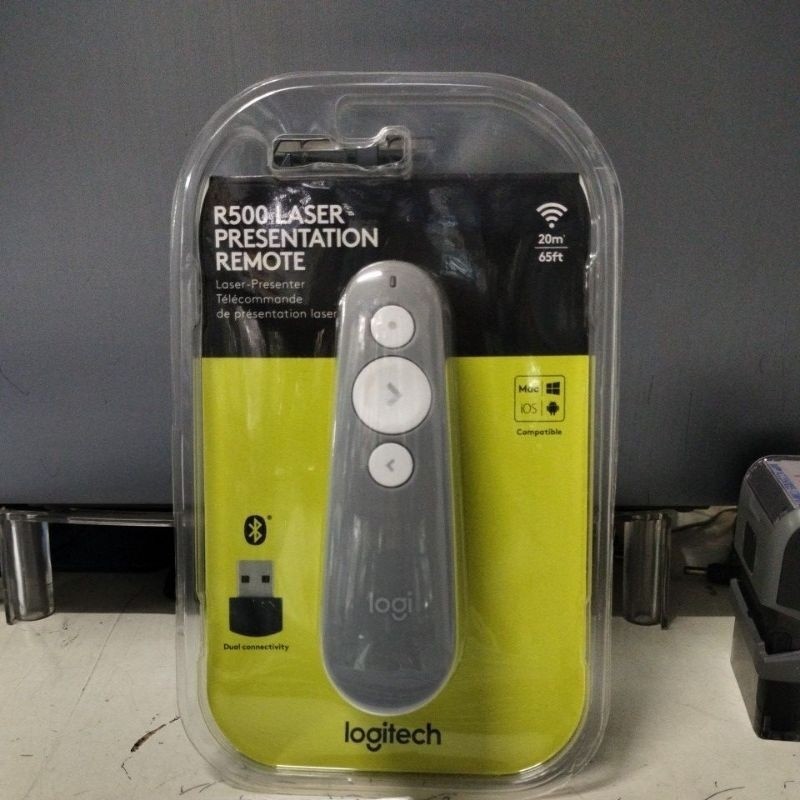 Jual Logitech R500s Remote Pointer Presenter Wireless / Bluetooth ...