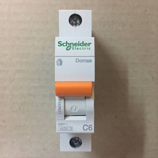 Jual (ORI) MCB NEW DOMAE SCHNEIDER 1P 2A 4A 10A 16A 20A 25A 32A 40A 50A ...