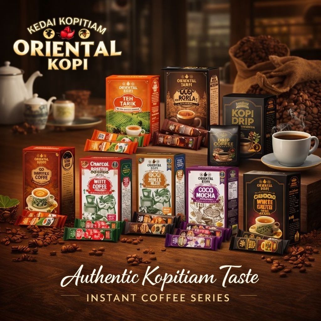 Jual Oriental Coffee Original Malaysia 10Sachets Packing Kardus +