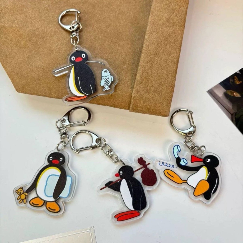 Jual [PREORDER] Gantungan Kunci Pingu Acrylic – Keychain Cute | Shopee ...