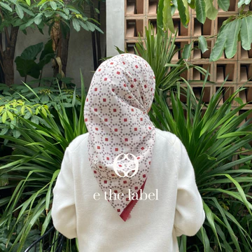 Hijab Segiempat Printing Voal Premium Terbaik Segi Empat Motif Timeless Halus