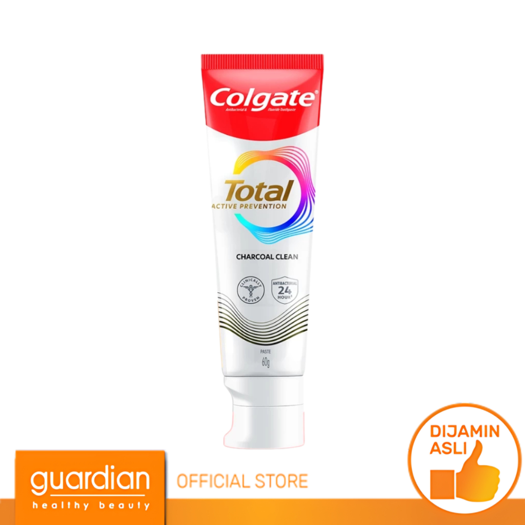 Jual COLGATE Pasta Gigi Total Active Prevention Charcoal Clean 60g ...