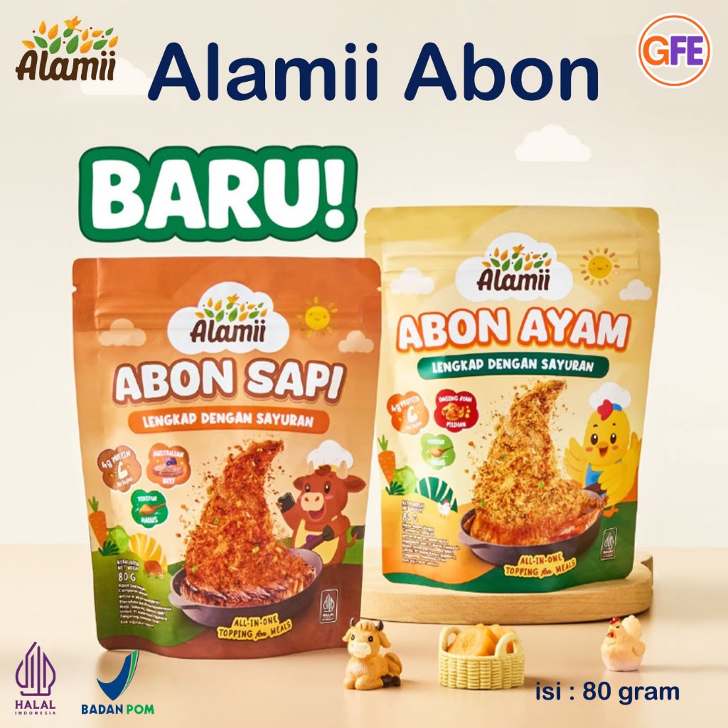 Jual Alamii Abon Ayam Sapi Floss Daging Pilihan MPASI Sehat Bergizi ...
